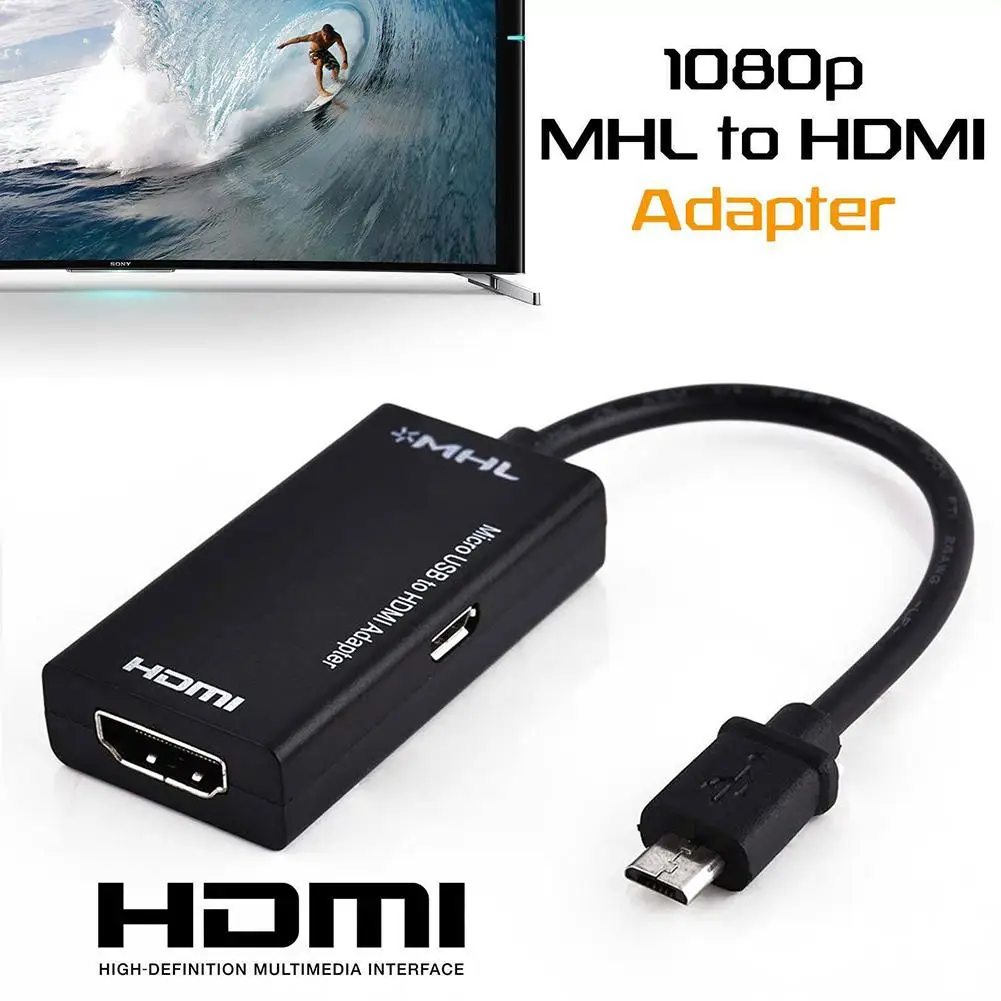 

S2 MHLs Micro USB to HD 1080P HDMI Adapter Converter for Android Samsung Huawei