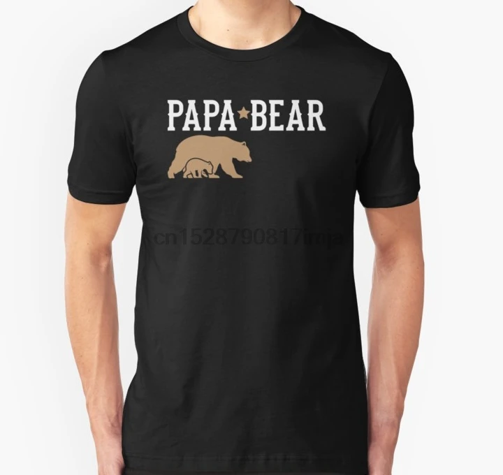 Мужская футболка Папа медведь Slim Fit T Shirt wo тройники топ | одежда