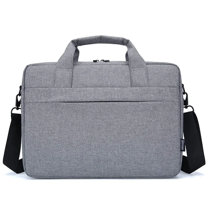 grey Сумка для ноутбука Macbook Air Pro retina 14 15,6 дюймов, наплечный чехол для ноутбука, чехол для планшета Xiaomi Air hp Dell - Цвет: grey