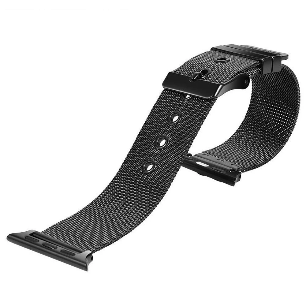 Миланский ремешок для Apple watch band 42 мм 38 мм iwatch 4 band 44 мм 40 мм металлический ремешок из нержавеющей стали браслет Apple watch 4 3 2