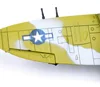 22cm 4D Diy Toys Fighter Assemble Blocks Building Model Airplane Military Model Arms WW2 Germany BF109 UK Hurricane Fighter 6