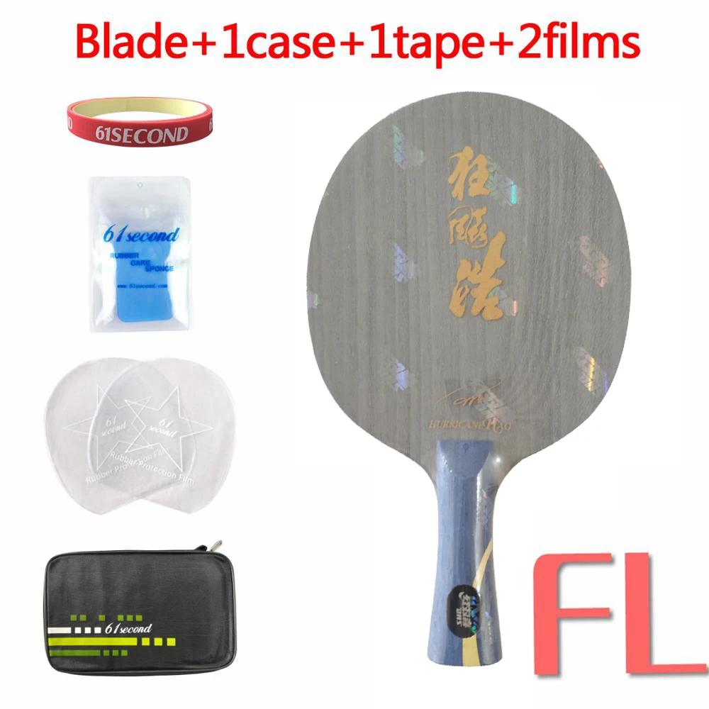 DHS Hurricane Hao настольный теннис/PingPong Blade - Цвет: FL  with F 1case