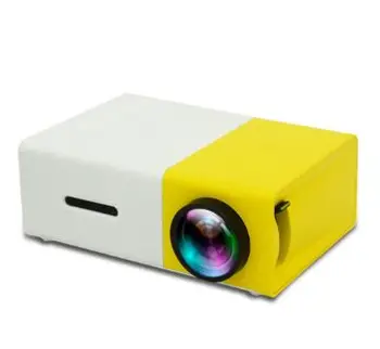 

YG300 LED Mini Projector High Resolution Ultra Portable HD 1080P HDMI USB Projector Media Player US EU AU UK Socket Two colors