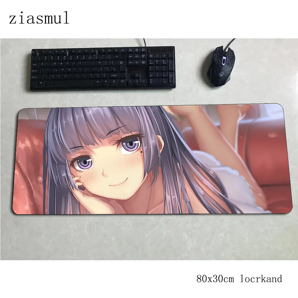 kawaii mouse pad 80x30cm mats Christmas Computer mat gaming accessories gifts large mousepad keyboard games pc gamer | Компьютеры и