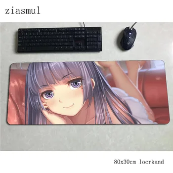 

kawaii mouse pad 80x30cm mats Christmas Computer mouse mat gaming accessories gifts large mousepad keyboard games pc gamer