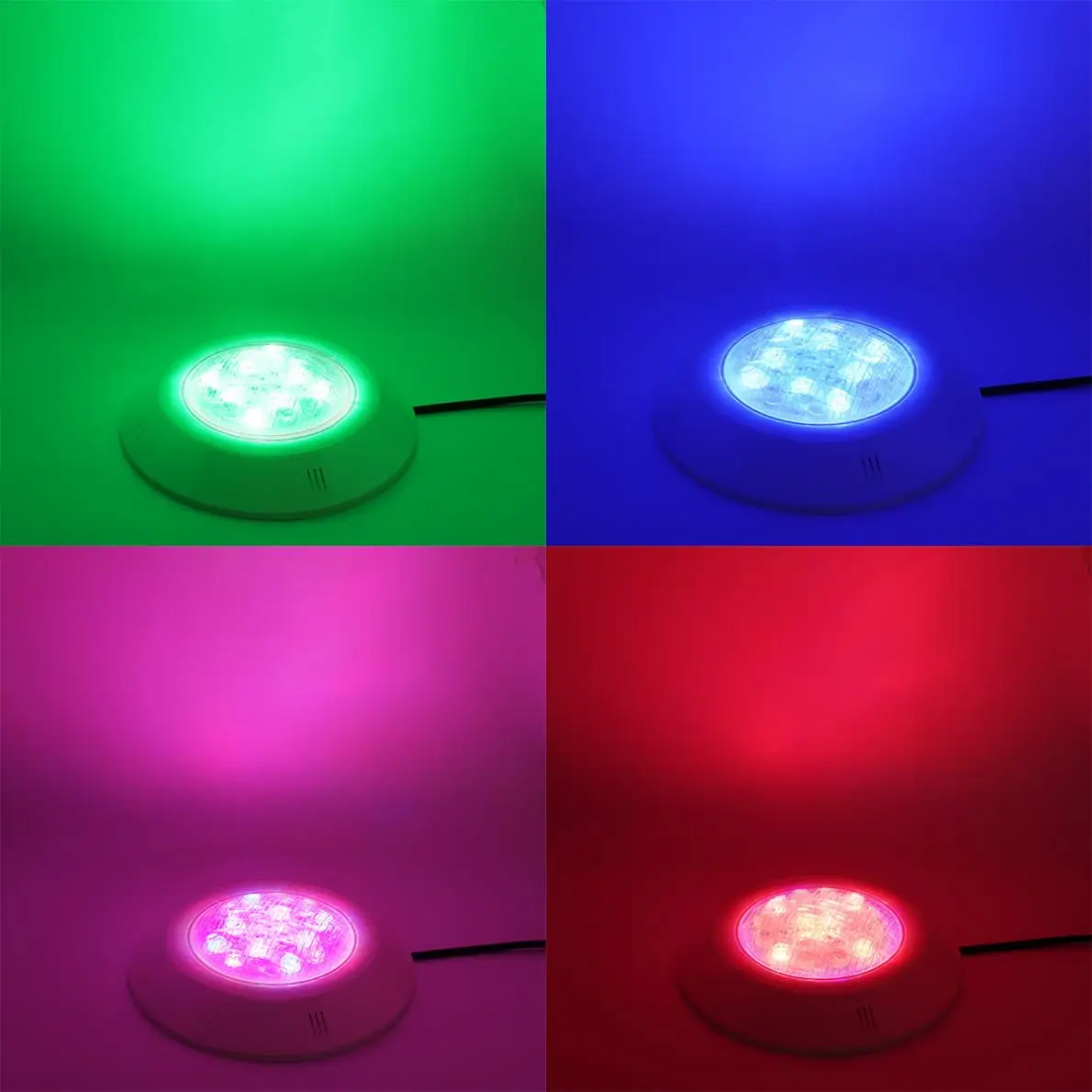 15 Светодиодный 12 В 15 Вт светодиодный RGB светильник для бассейна RGB 3000K с пультом дистанционного управления водонепроницаемый светильник подводный светильник для бассейна