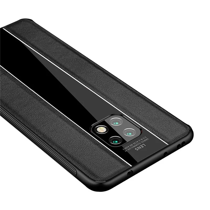 Красный кожаный чехол для huawei mate 20 Pro, противоударный чехол из воловьей кожи mate 10 Pro, задняя крышка из ТПУ, чехол для huawei mate 20X10 20 Funda