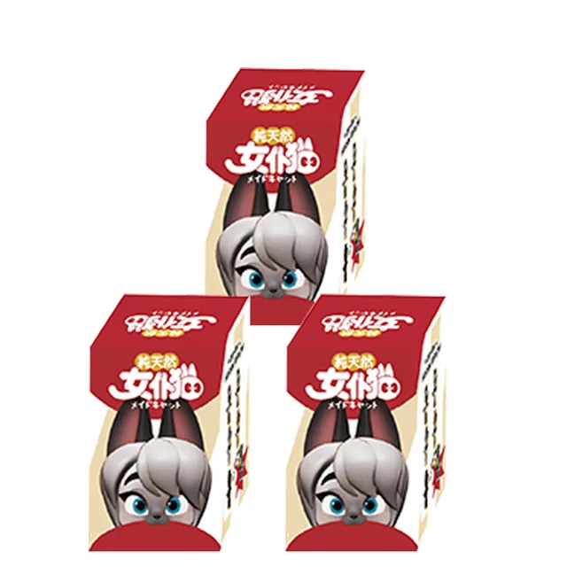 Blind Random Box Toys Lot Original Maidservant Cat Figures 10 Style Surprise Anime Model Guess Figurine Doll 10Pcs/Set randm 3 box