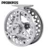 PROBEROS Fly Fishing Wheel 3/4-5/6-7/8 WT Fly Fishing Reel Aluminum Fly Reel CNC Machine Cut Large Arbor Die Casting 1