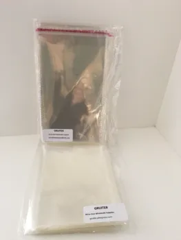 

GRUITER Disposable Masks Clear Bag Pacakging Plastic Anti Dust Medical Mouth Mask Packing Bags PE Self-adhesive Pouch 100pc