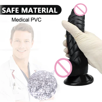 Scales Dildo For Woman Masturbator Strapon Phalos Suction Cup Penis G-Spot Stimuate Silicone Orgasm Massage Adult Sex Toy 5