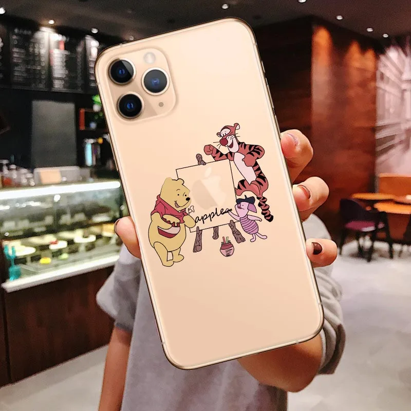 Чехол для телефона Ститч для iPhone 6 s 7 8 Plus X XS MAX XR Забавный Милый Бэмби Мягкий ТПУ чехол для iPhone 11 Pro Max 5,8 6,1 6,5 - Цвет: TPU