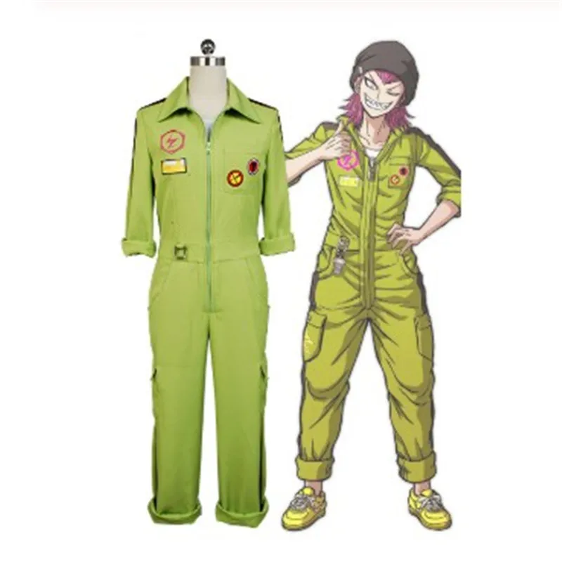 Super DanganRonpa Cosplay Kazuichi Souda Costume Complete Set Outfit Men Women Anime party performance costume