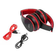 Foldable Wireless Headphone Stereo Bluetooth Headset Combo with Mic Support AUX For iPhone Cellphone PC Laptop 3 5mm Audio Jack