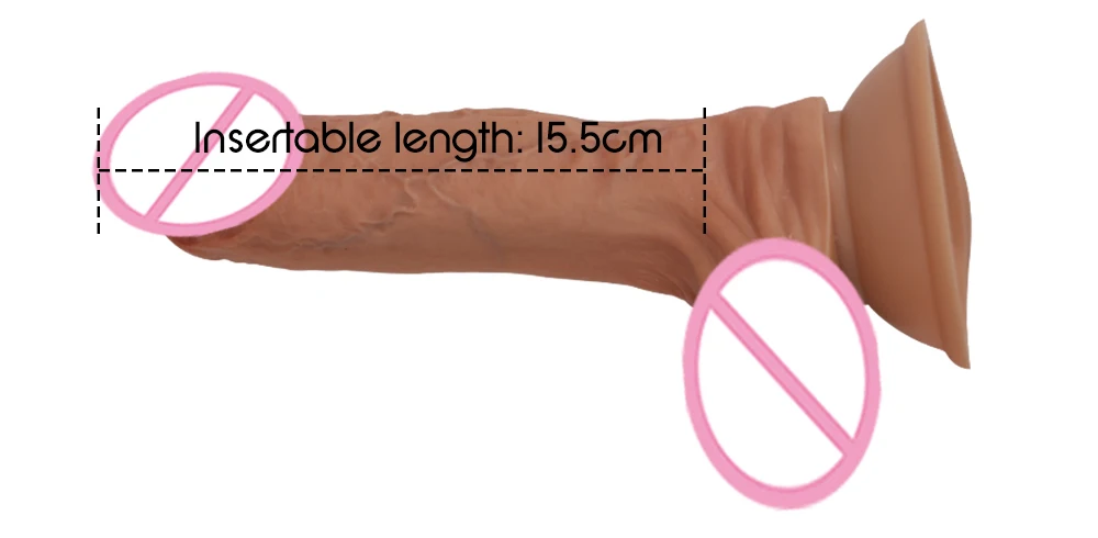 Upgrade Medical Grade Skin feeling Realistic Silicone Flexible Dildo Huge Big Penis With Suction Cup Woman Female Masturbation Sex Toys (3)