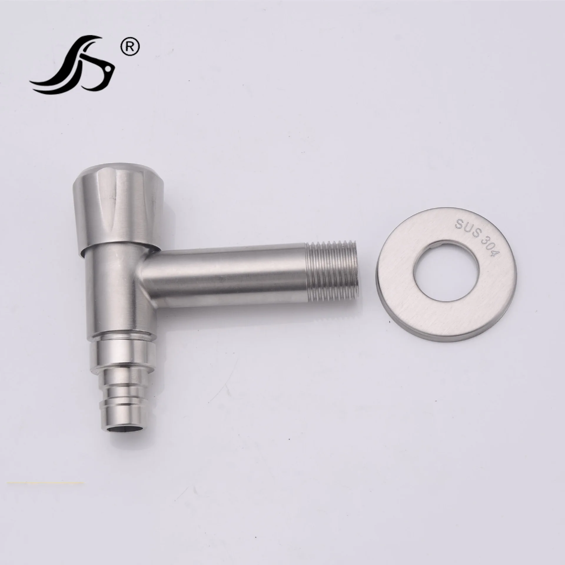 

Manufacturers Wholesale Stainless Steel T-Shape Washing Machine Faucet Mop Pool Faucet Thick Universal 4 Points Lengthen Quick O