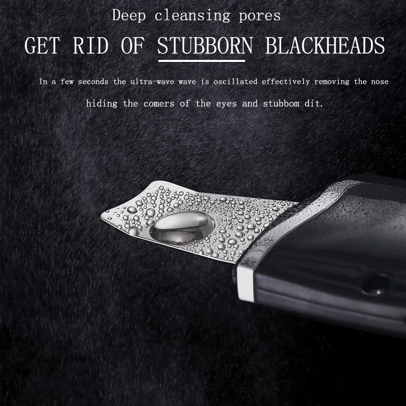Ultrasonic Facial Skin Scrubber Instrument Black Head Remove Face Ion Deep Face Cleaning Peeling Blackhead Remover Skin Care Kit