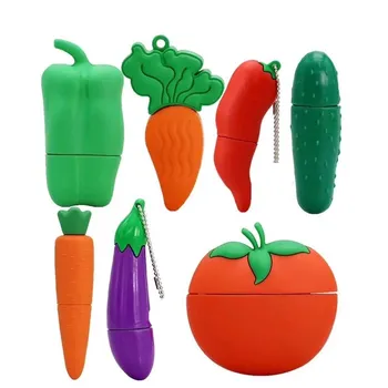 

Pendrive Vegetables Cartoon Peppers Usb Flash Drive 256GB Pen Drive 64GB Flash Memory Card 32GB 128GB 4GB 8GB 16GB Thumbdrives