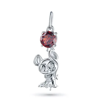 

Suspension of silver with garnet e0606pd07200452