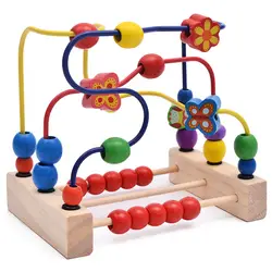 Детская игрушка-браслет с бусинами, развивающая игрушка, строительные блоки для мальчиков и девочек 6-12 месяцев 0-1-2-3 лет