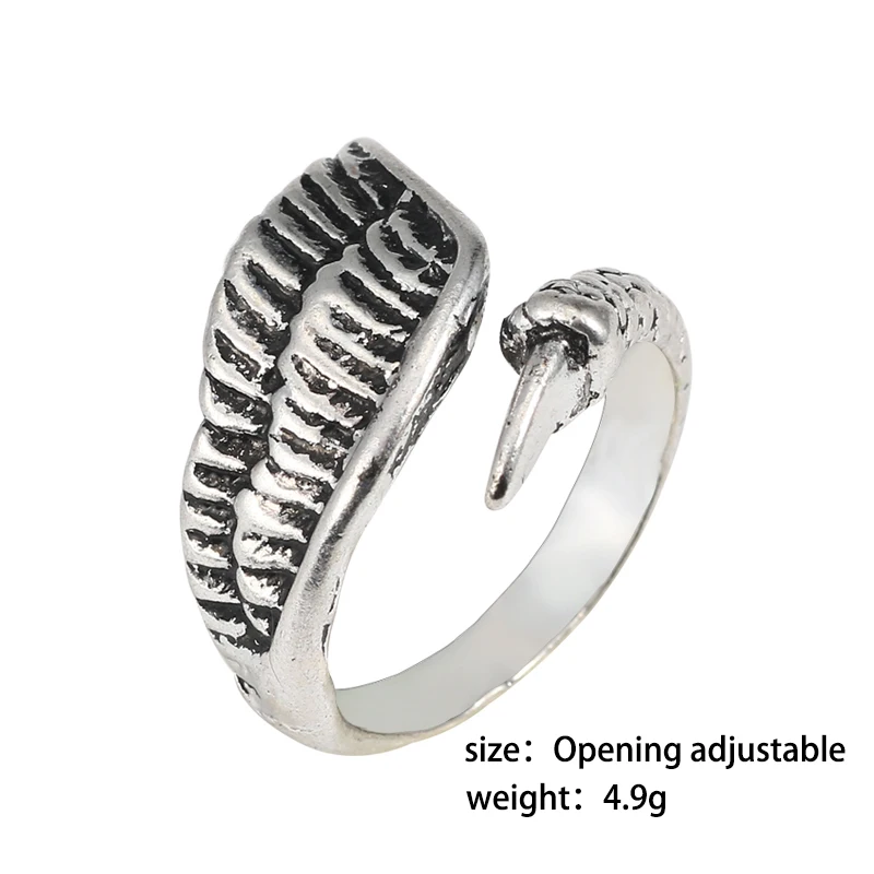 Vintage-g-tico-ala-anillo-Punk-hombres-Hip-Hop-Eagle-Claw-apertura-cola-anillos-fresco-hombre (1)