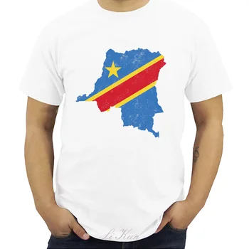 

Democratic Republic of the Congo Flag T shirt Casual Cool T-shirts Democratic Republic of the Congo National Flag Tee