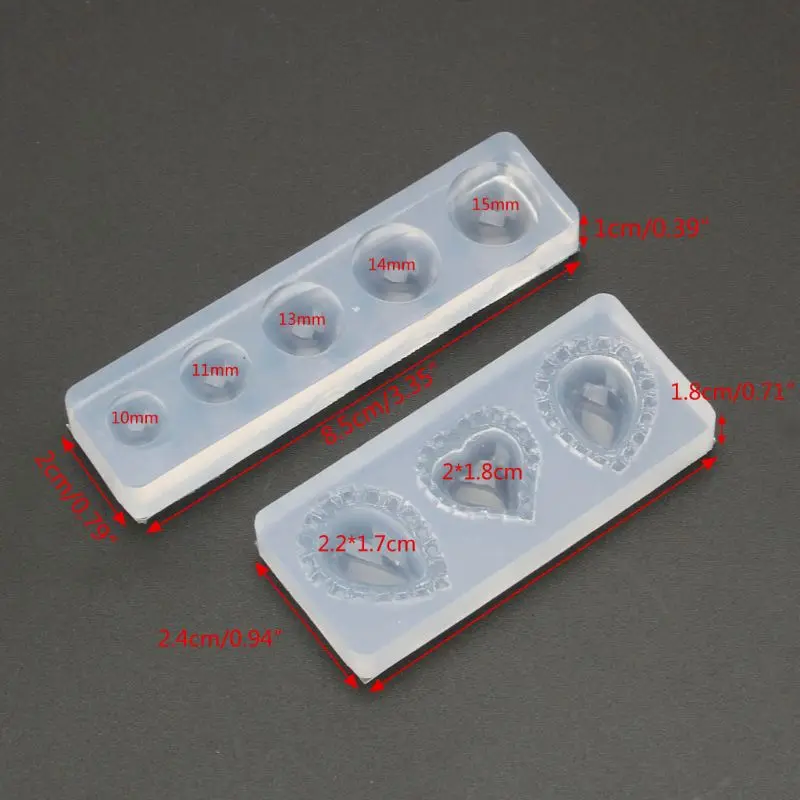 

Cabochons Gem Jewelry Silicone Casting Mold Resin Epoxy Jewelry Making Tools
