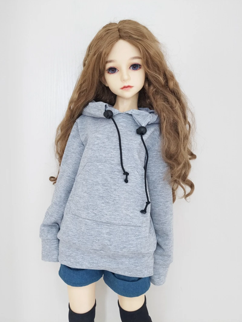 Simple Pullover Hoodie Dolls Clothes for 1/4 BJD Doll Accessories Clothing