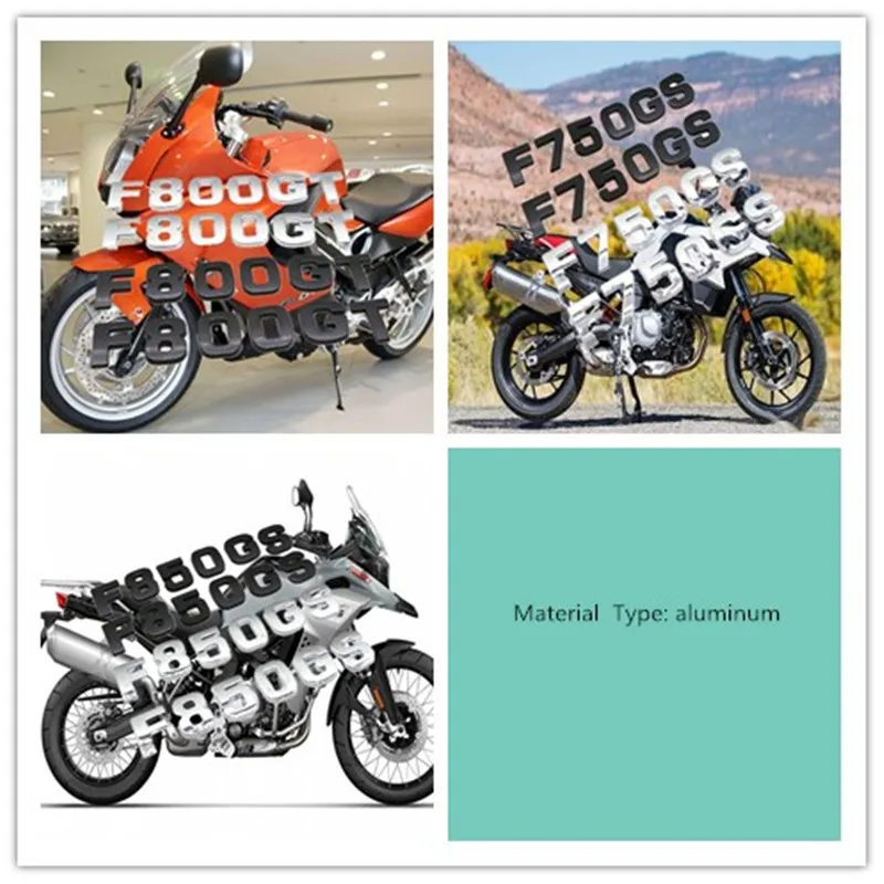 Мотоциклетные наклейки алюминиевые 3D для BMW F800GT F850GS F750GS|Наклейки и стикеры| |