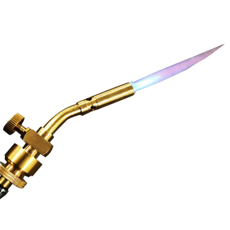 Soplete soldadura para calentador de gas, encendedor de gas latón, para chimenea, barbacoa, camping, estufa al aire libre, butano, portátil, 1 unidad|Tubos| - AliExpress