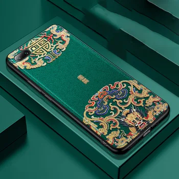 

Aixuan Leather For Huawei Honor 8X Phone Case 3D Emboss Patterned Leather silicon cover cases for Huawei Honor 10 V10 8X Capa