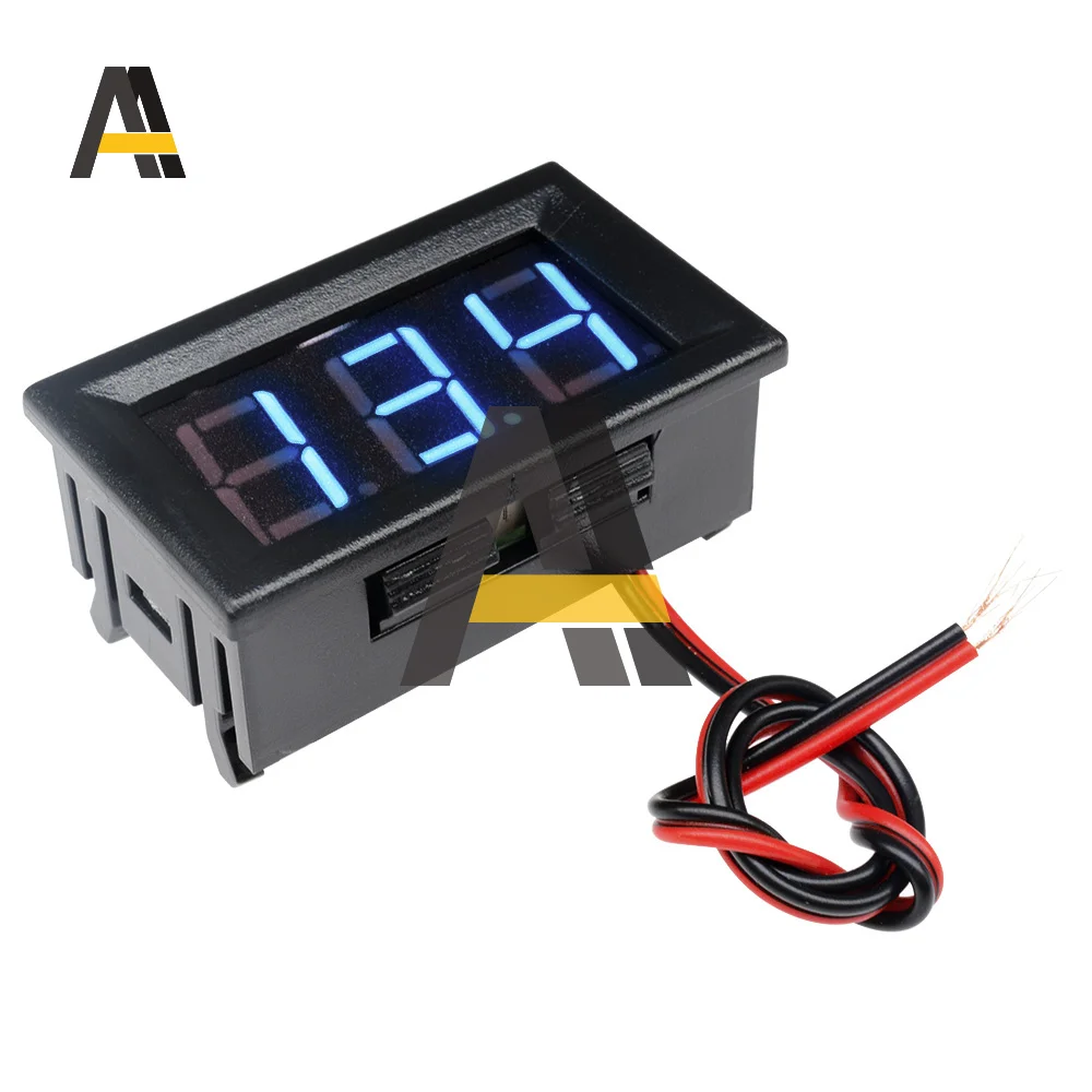 tiny spectrum analyzer 0.56 inch LED DC Digital Voltmeter DC 0-30V Voltage Meter Motrocycle Car Volt Battery 3 Bit 2 /3 Wire Capacity Tester 5V 12V 24V home depot tape measure