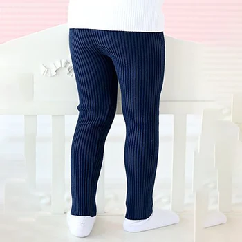 

Autumn Toddler Baby Girls Solid Pattern Pants Leggings Children Cute Stretchy Warm Trousers Bottoms