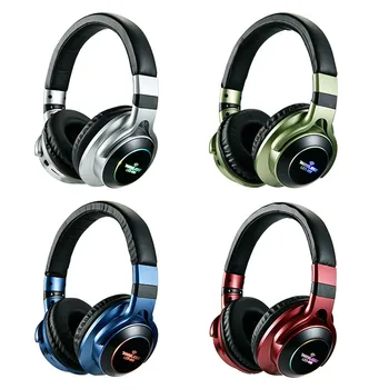 

Wireless Bluetooth 5.0 Headset Hi-Fi Stereo Bluetooth Headphone with Mic TF Card FM Portable Sport Headphone