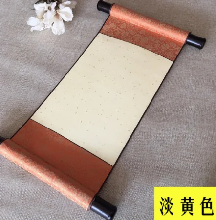 1X Chinese Vertical Wall Hanging Scrolls Blank Xuan Paper Calligraphy Home Decor 