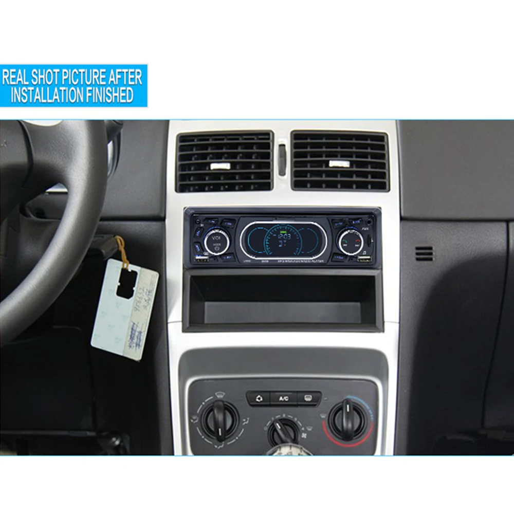 Bluetooth 1-Din автомобильный стерео аудио в тире SWM8809 MP3 радио плеер Поддержка USB TF AUX fm-приемник с беспроводным пультом дистанционного управления