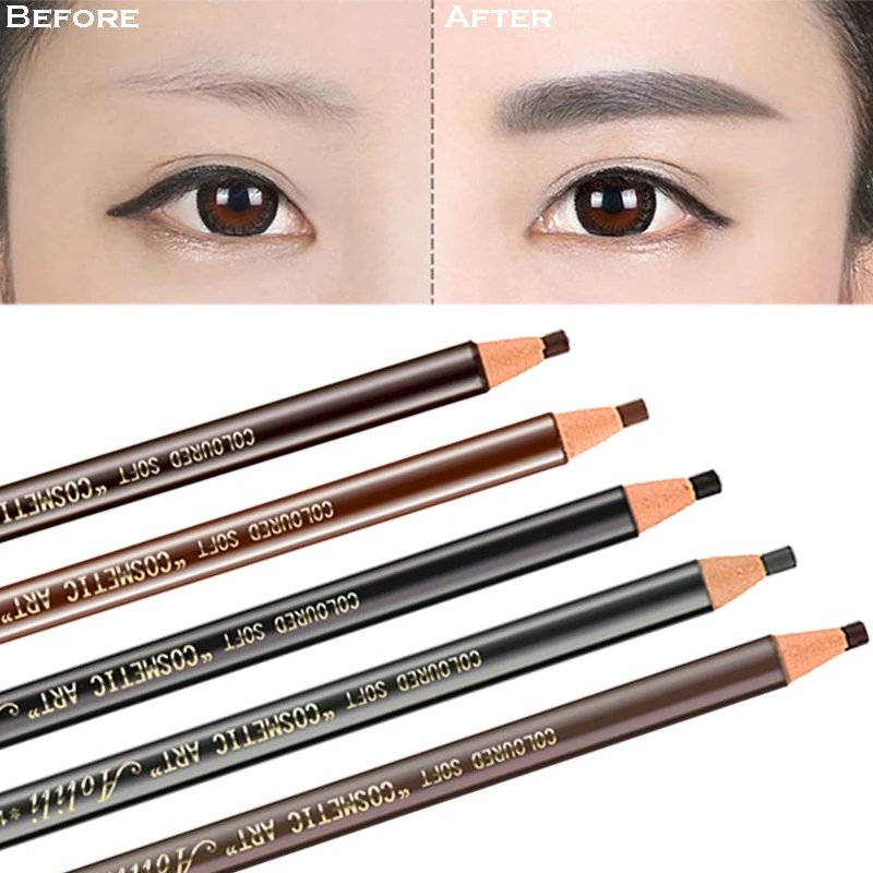 

1PC Peel Off Eyebrow Tattoo Pen Waterproof Permanent Black Brown Makeup Eye Brow Enhancers Pencil Cosmetics Beauty Tools