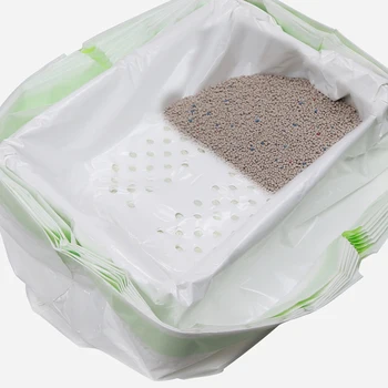 

7Pcs Portable Home Hygienic Drawstring Cat Sand Filter Bags Reusable Puppy Litter Box Tray Home
