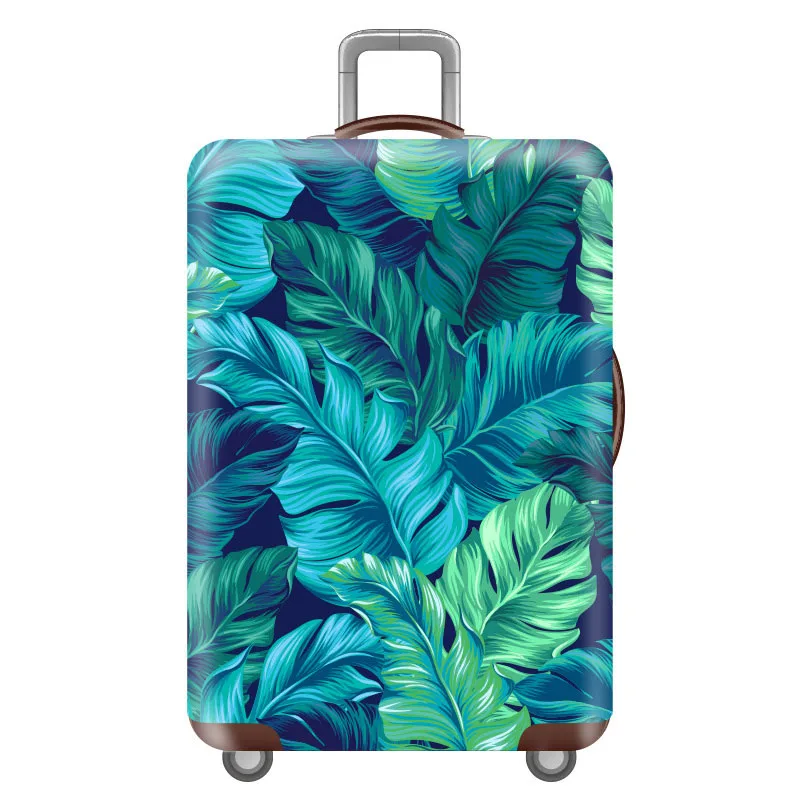 F Luggage cover Новые цветы эластичный багажный Защитный чехол Модный унисекс багажный чехол для 18-32 дюймов костюм чехол Аксессуары для путешествий - Цвет: F Luggage cover
