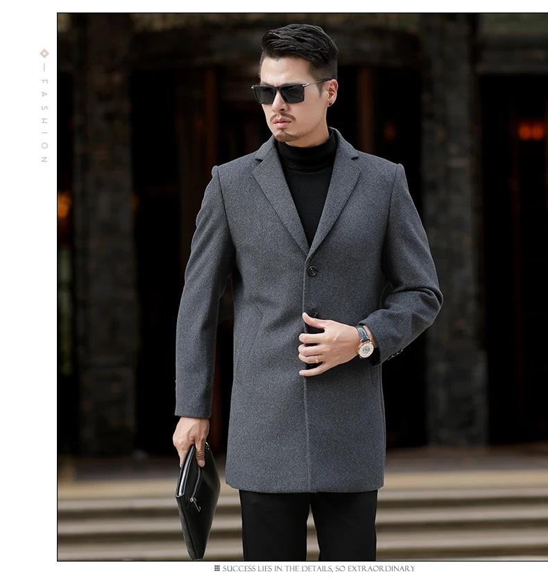 Плюс 8XL 6XL 5XL 4XL весенне-осенний плащ Мужская Кнопка с длинным рукавом Одежда для фитнеса модная теплая уличная мужское длинное пальто