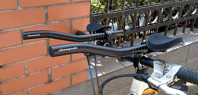 Велосипедный руль из алюминиевого сплава MTB горный велосипед удлинитель Ручка Бар Велоспорт TT бар подлокотник аксессуары для руля велосипеда