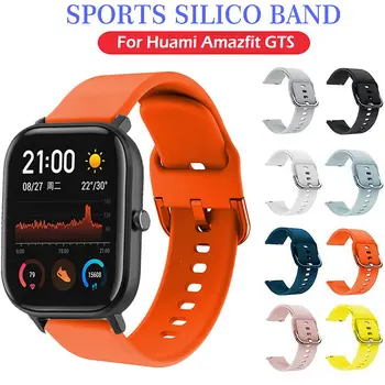 

Silicone Watchband Strap for Xiaomi Huami Amazfit GTS/GTR 42mm/ Bip Lite Sport Smart Watch Bracelet Band Colorful Replace Correa