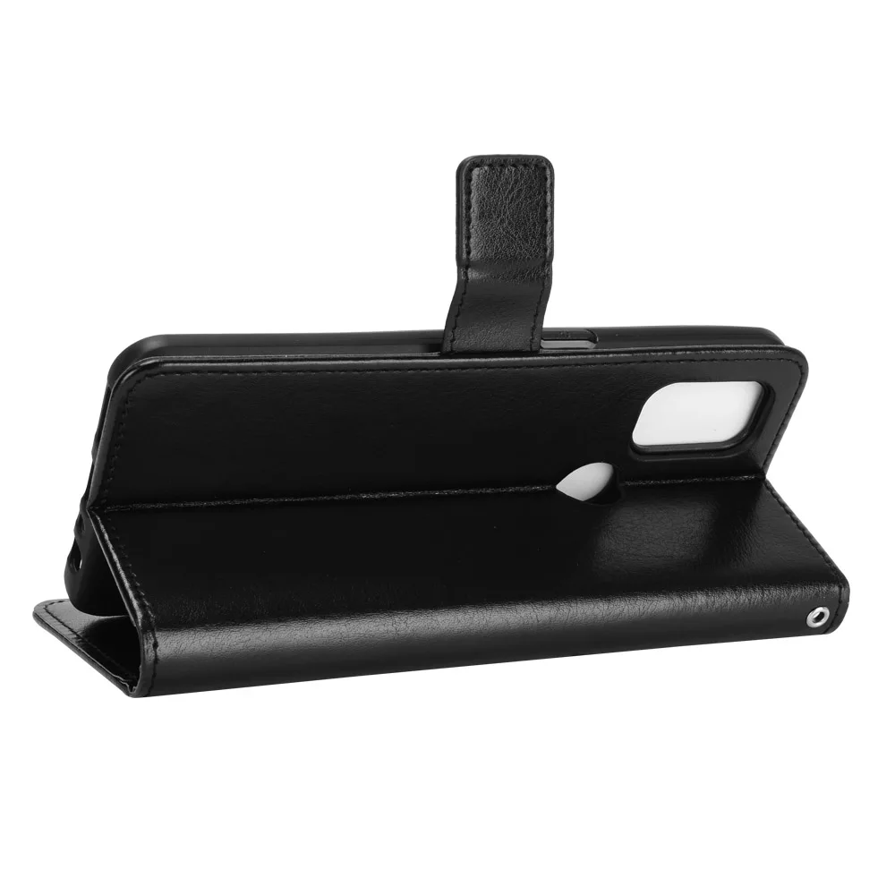 TUUNKMUY Custodia a portafoglio per OnePlus Nord N10 5G con porta carte, custodia a libro in pelle PU modello Lichee custodia per telefono con supporto per visualizzazione antiurto donne uomini per