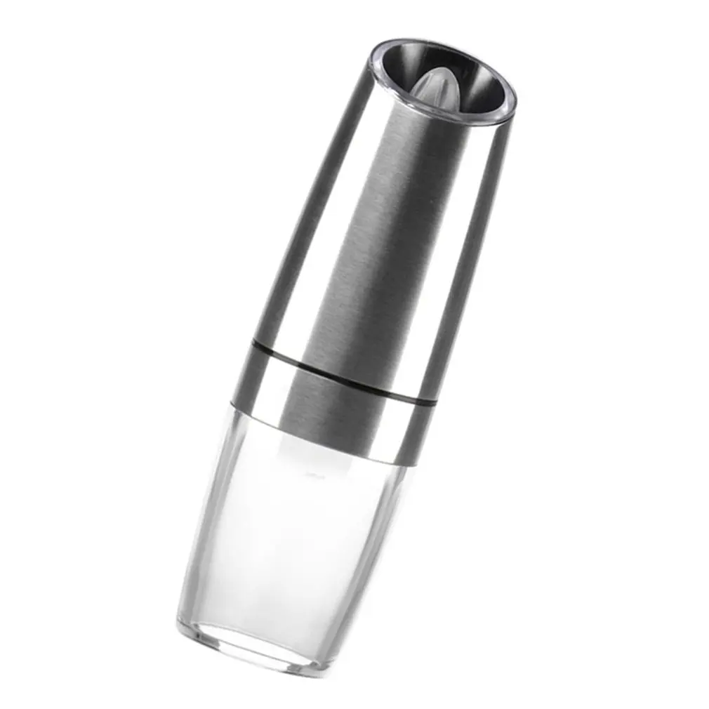 Household Stainless Steel Induction Pepper Mill Gravity Induction Grinder Stainless Steel Electric Grinder