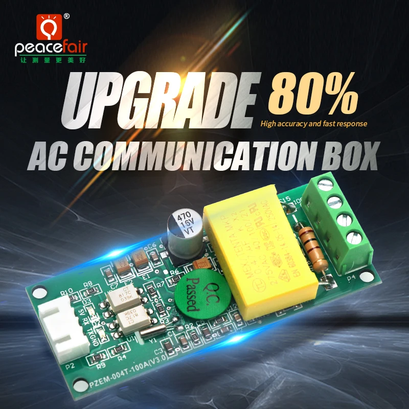 Pzem-004T Ttl Modbus Power Energy Watt Meter Ac 220V 0-10A Elettricità Volt Amp Watt Kwh Voltmetro Con Cavo Usb Nuova Versione