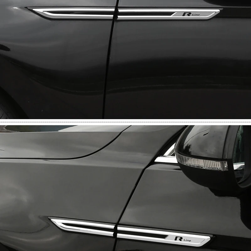 Для Passat B8 хромированное автомобильное боковое крыло, декоративная наклейка, автомобильное крыло, отделка, аксессуары