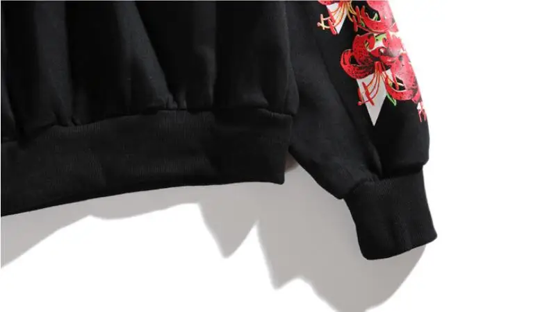 Пион цветок 19ss Off-White OW мужчины женщины унисекс осень зима мода хлопок Повседневная Свободная Толстовка с капюшоном куртка