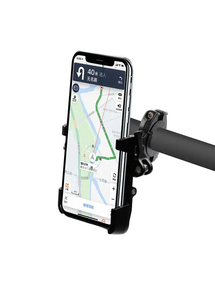 Поддержка смартфона Voiture мобильный телефон кронштейн электрический скутер Алюминиевый сплав езда на велосипеде навигационный держатель вращающаяся стойка