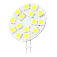 15LED G4 светильник с регулируемой яркостью лампы 5050SMD 300-330LM 3 Вт 12VAC 12VDC 24VAC 24VDC морской под кабинет лампа 20 шт./лот