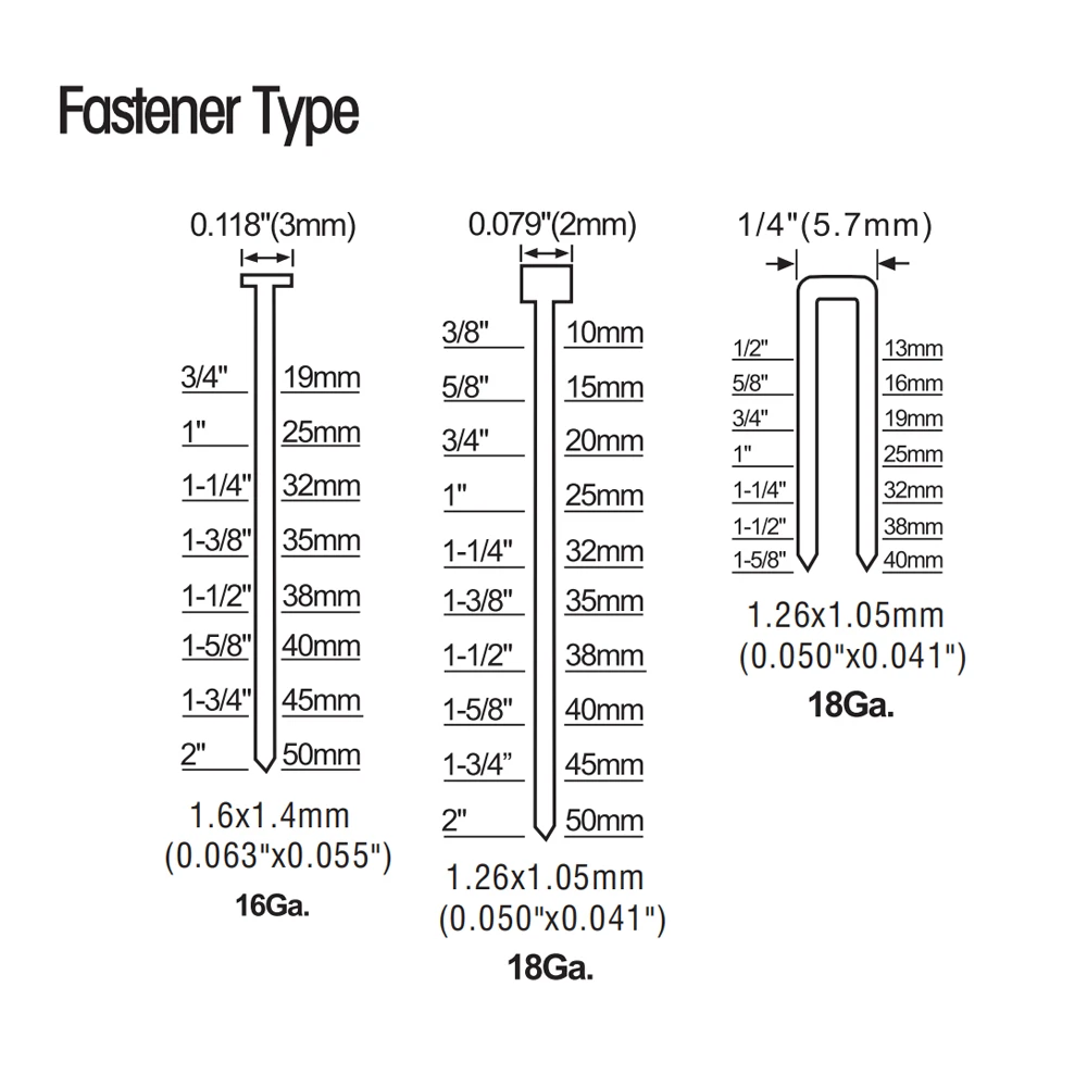 Push Mini Hand Metal Rotary Dual Mode Rotatable Electric Stapler Staple Nails Set FUJIWARA 3-in-1 Carpenter Pneumatic Nail Gun 18Ga/20Ga Woodworking Air Stapler F10-F50 T20-T50 440K Nails Carpentry Decoration